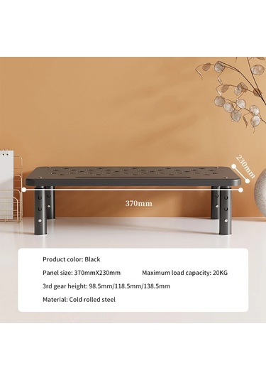 Sd&hı Ayarlanabilir Pc Ekran Standı - Ofis/stüdyo Masaüstü Monitör Rafı Öğrenci Modu