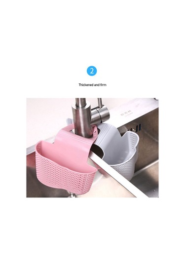 Qingmipy Küçük Mutfak Sulama Vanası Sponge Tutucu Abs Plastiği Hijyenik Su Akışı İle Evcil Temizlik Aleti Gri 15x5x12 Cm Yeşil