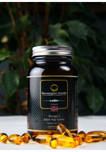 Norwegian Health Omega 3 1000 MG Somon&Morina Balık Yağı﻿ 60 Kapsül