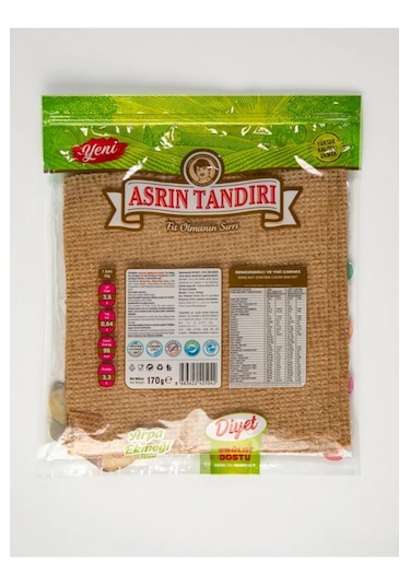 Asrın Tandırı Arpa Ekmeği 4 x 350 G
