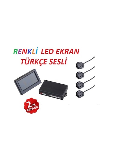 Autoware Lcd Ekranlı Sesli Ve Bipli Park Sensörü