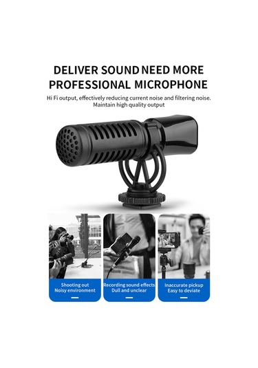 Skycıty Mini Tüfeği Şeklinde Mikrofon, Kardiyak Yönelimli