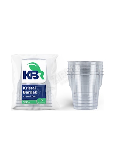 4 Adet Kbr Kristal Bardak 5'li 1