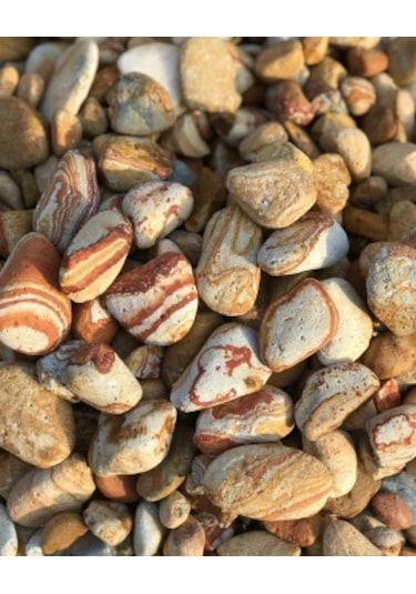 Sarı Çizgili Dolomit 1 Kg 2-4 Cm Sarı Dolomit Taş