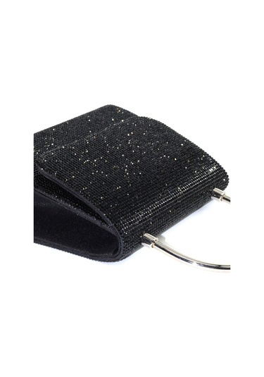 Siyah Taşlı Abiye Çanta Siyah Kadın Abiye Çanta Siyah Abiye Çanta Davet Gece Clutch Çanta