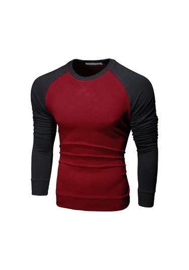 Envy Lab Uzun, Raglan Kollu Sweatshirt 10597460 Bordo