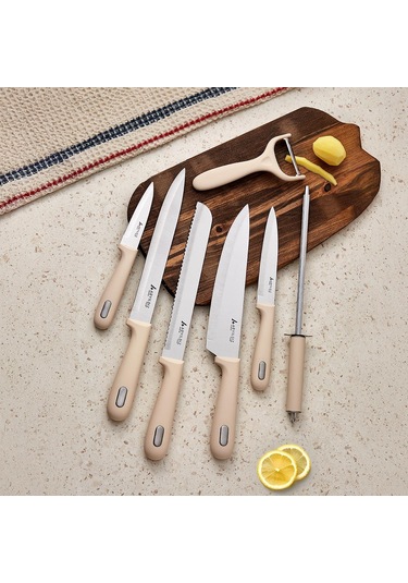 Aryıldız Sento 8 Parça Blok Bıçak Seti 260029