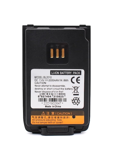 Hytera Bl2010 Li-ion 2000 Mah Batarya