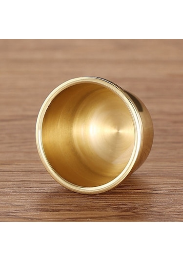 Sones Saf Bakır Kalınlaştırılmış Su Bardağı Buda İçin, Boyut: Büyük