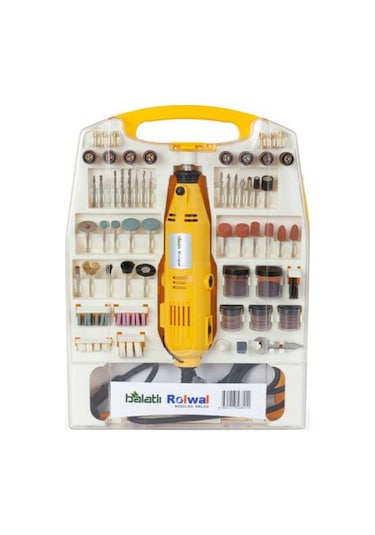 Rolwal Mini Taşlama Gravür Hobi Seti 226 Parça - 32000 Rpm