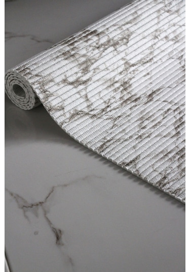 Aqua Mat Islak Zemin Kaydırmaz Çok Amaçlı Paspas 8004-mermer gri