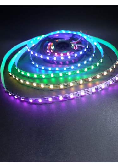 Ws2812b Şerit Led, Ayrı Ayrı Adreslenebilir Argb Şerit Led 12v