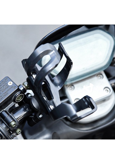 Padalink Bisiklet, Motosiklet Ve Atv İçin Metal Kelepçeli Dayanıklı Su Şişesi Tutucu