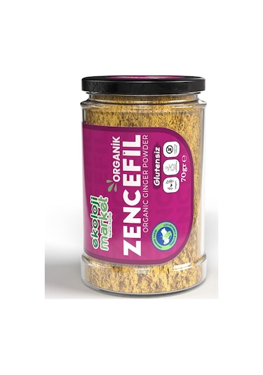 Ekoloji Market Organik Glutensiz Zencefil 70 G