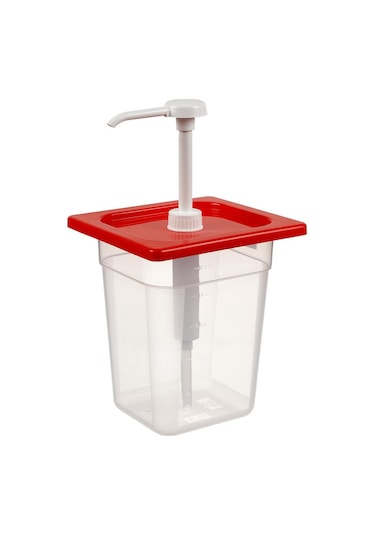 Professional 1/6 Kare 176 162 10 Gövde Pp Kilitli Ketçap&mayonez