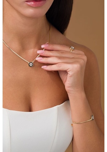 Çağla Set Kolye,yüzük,bileklik T13459