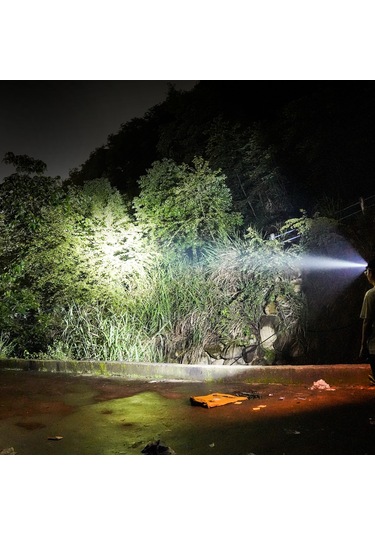 Qingmipy Ayarlanabilir Bantlı 4'lü Led Kafa Lambası Seti, Uzak-yakın Çift Işık Ve 180 Dönebilir Başlık Siyah