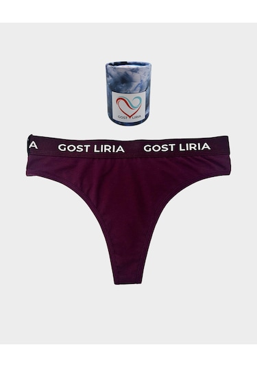 Gost Liria Calm Kadın String Külot Bordo Bordo