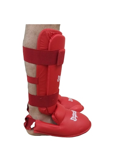 Dragondo 40700-p Karate Kaval Ayak Koruyucu Kırmızı