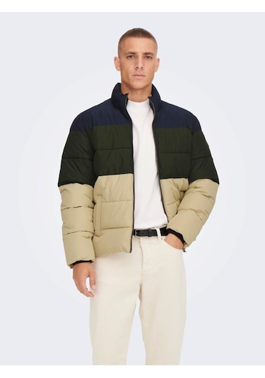 Only & Sons Onsmelvın Lıfe Puffer Jacket Otw Vd Lacivert 001