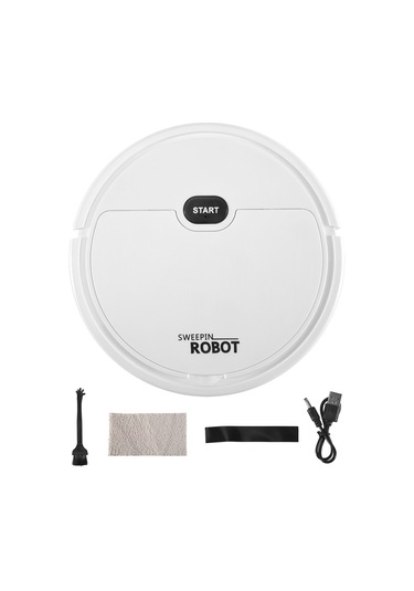 3'ü 1 Arada Kablosuz Süpürme Temizlik Robotu Akıllı Ev Gereçleri-a