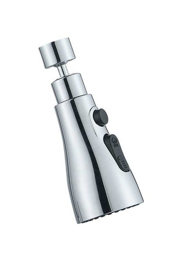 Novahub Fonksiyonlu Sprey Başlığı 360 Dön 2.0 Su Tasarruflu Lavabo Sprey Gümüş