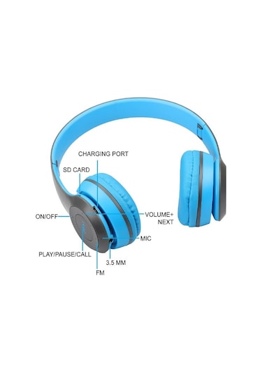 Owwotech P47 Bluetooth Katlanalabilir Kulak Üstü Kulaklık