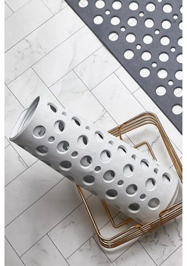 Vantuzlu Banyo Duş Kaydırmazı Beyaz Renk Beyaz