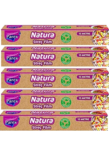 Natura Streç Film 15 Mt 5 Paket
