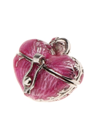 Soulader Sevgiliye Özel Anlamlı Kilitli Tabut Kolye Romantik Aşk Sembolü Pembe