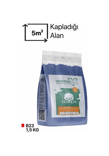 Ventrawall Mavi Pamuk Sıva B23 1,5 Kg
