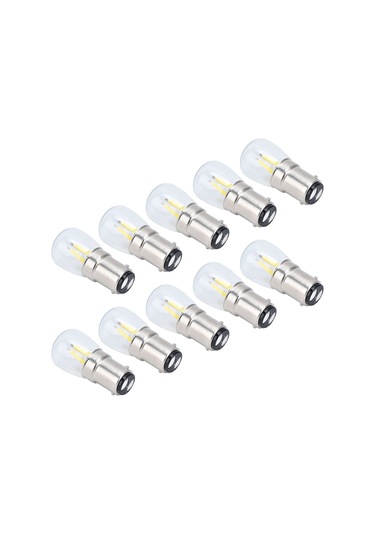Shineyee B15d Beyaz Işık Ampulü 2w 50000 Saat 360 Derece Soğutma Avize Tavan Lambası Duvar Lambası Masa Lambası Uyumlu 10 Adet Paket