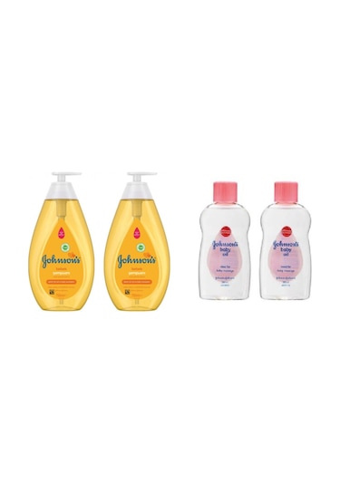Johnson's Baby 2 Adet Bebek Şampuanı 750 ML + 2 Adet Johnson's Bebek Yağı 200 ML