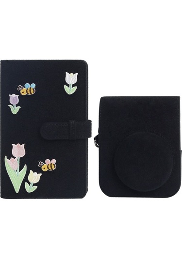 Tongxida 3 İnç 96 Sayfa Keçe Albüm Lale, Fotoğraf Defteri