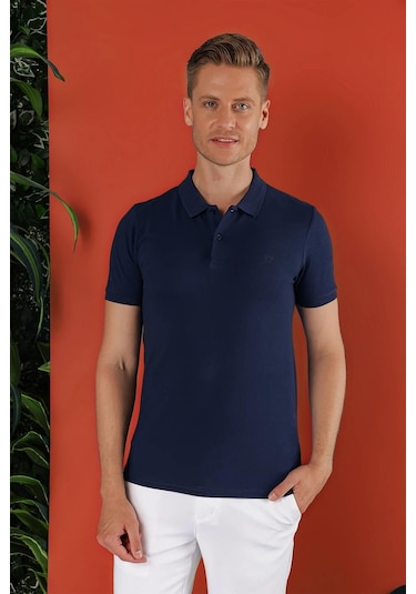 Ts 845 Lacivert Spor T-shirt Lacivert