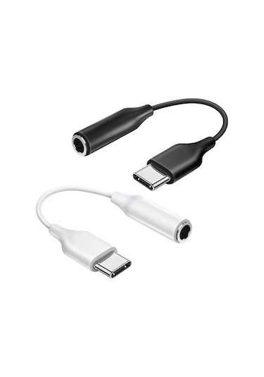 Kilifone - Aux Çevirici Ses Adaptörü Jh-048 Type-c To 3.5mm Aux Çevirici Ses Adaptörü - Beyaz - T37732 Beyaz