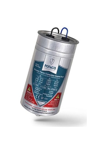 Pofaco Silindir Monofaze Kondansatör 1.5 Kvar 230v