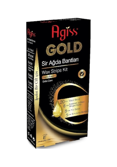 Agiss Gold Tüm Vücut Sir Ağda Bantları 41'li