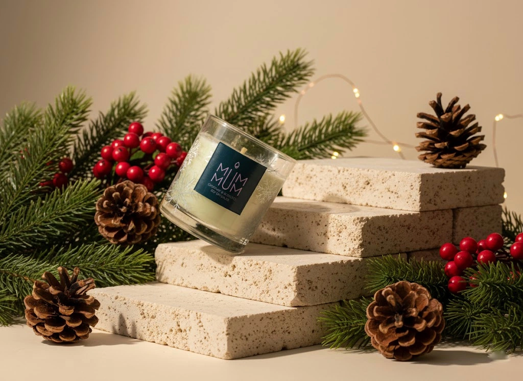 Lebron Çam Kokulu 100 Gr Doğal Soya Wax Mum Açık Yeşil
