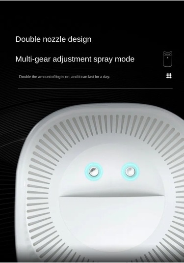 Ambition 3000 ML Çift Jet Hava Nemlendirici Büyük Beyaz