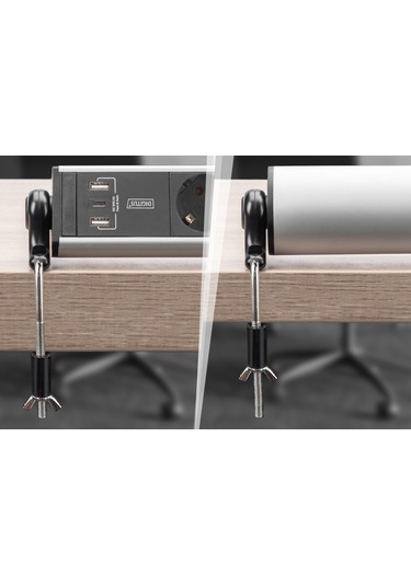 Ofis İçin 6 Prizli Çoklu Priz, 3 Adet Usb 2xusb-a +1xusb A