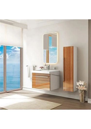 Creavit Ep080-epic 80 Cm Beyaz Etajerli Lavabo Beyaz