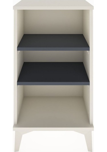 Arges Komodin 2 Raflı 44x30x80 Aytaşı-antrasit Aytaşı