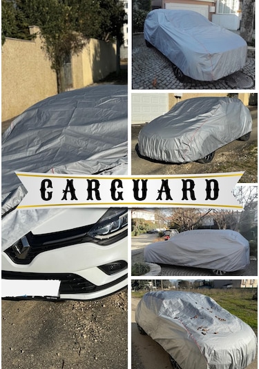 Carguard Tüm Hatchback Araçlar İle Uyumlu İle Uyumlu Lüks Araba Brandası Miflonlu Branda Oto Çadır Örtü