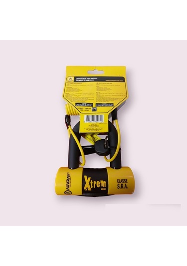 Auvray Xtrem Mını U Sra Disk Kilidi 52x62mm + Hatırlatma Kablo