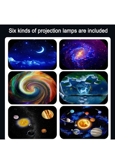 Bluetooth'lu Yıldız Galaksi Projektör Gece Lambası 7'si 1 Arada