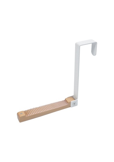 Suntek Üzerinde Katlanabilir Portatif Kapı Kancası Beyaz Çok Renkli