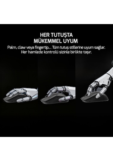 Gamepower Radus 12.000dpı Triple Mode Kablolu/bluetooth/2.4g Gaming Mouse -