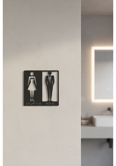 Wc Tabelası, Tuvalet Levhası, Kadın Erkek Tabela, Yönlendirme Levhaları 35