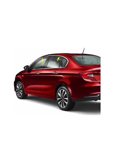 Fiat Egea Sd Krom Cam Üst Çıtası 4 Prç. 2015-2022 Pas.Çelik